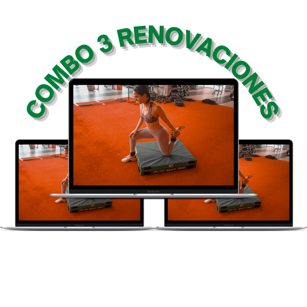 COMBO RENOVACIONES (3 renovaciones)